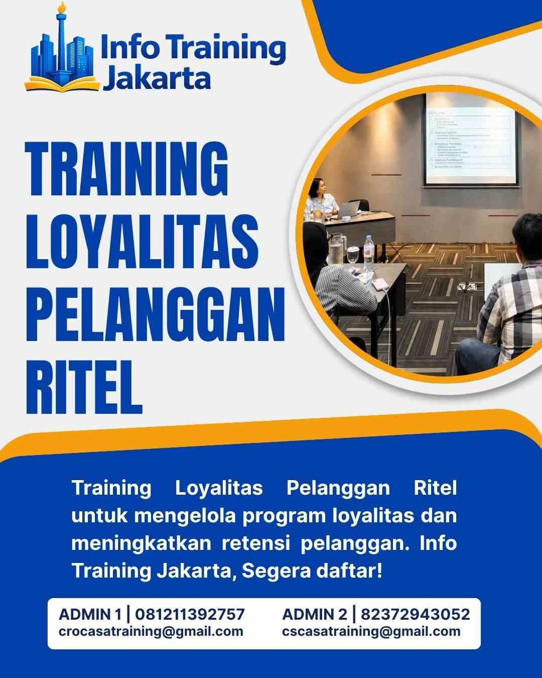 pelatihan LOYALITAS PELANGGAN RITEL di jakarta