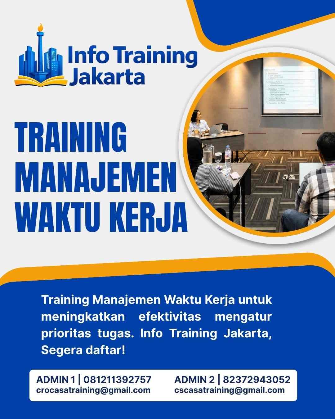 pelatihan MANAJEMEN WAKTU KERJA di jakarta