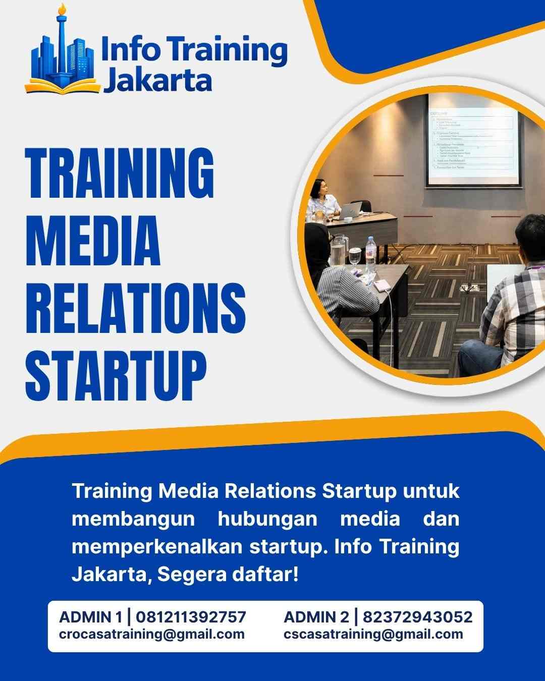 pelatihan MEDIA RELATIONS STARTUP di jakarta