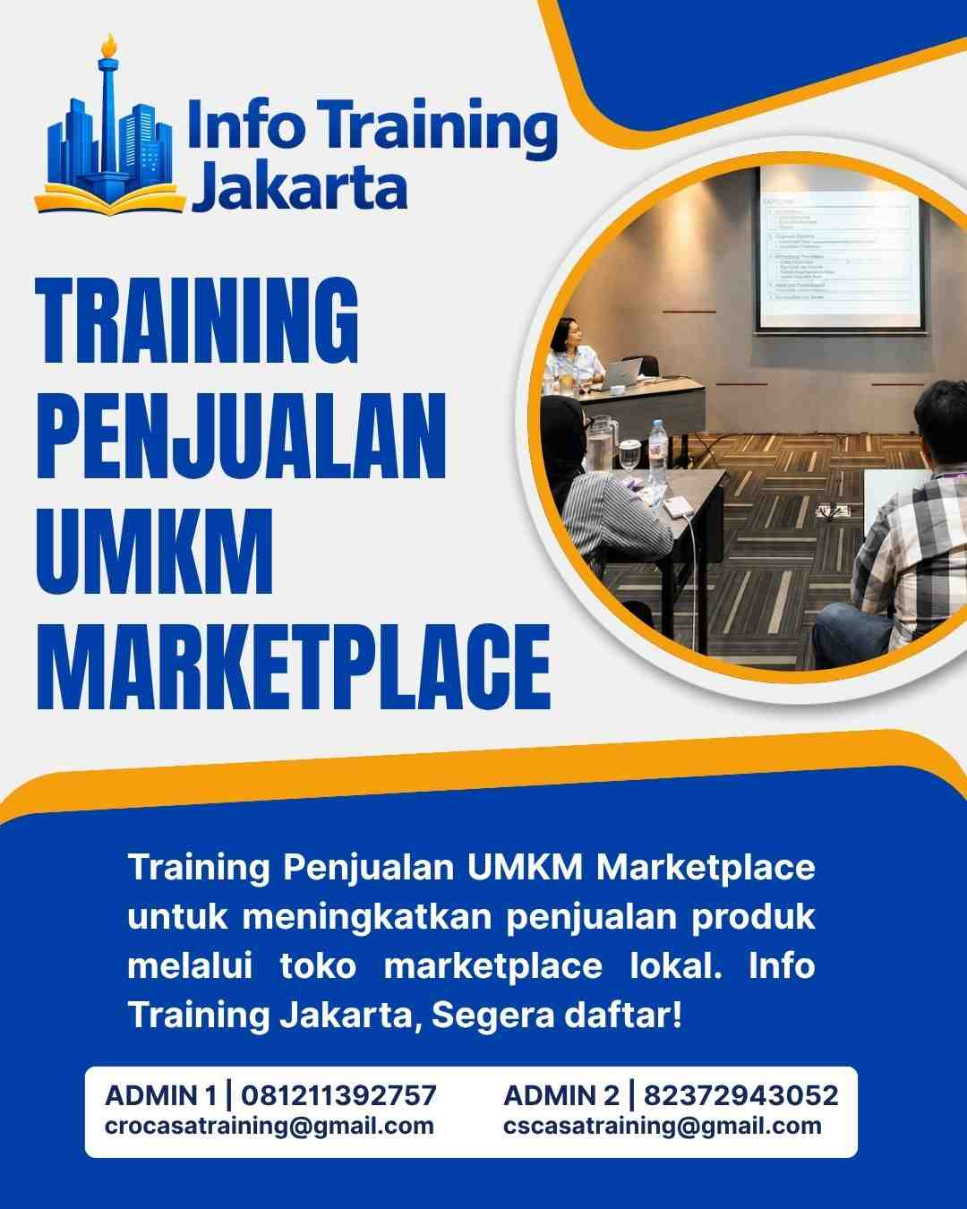 pelatihan PENJUALAN UMKM MARKETPLACE di jakarta