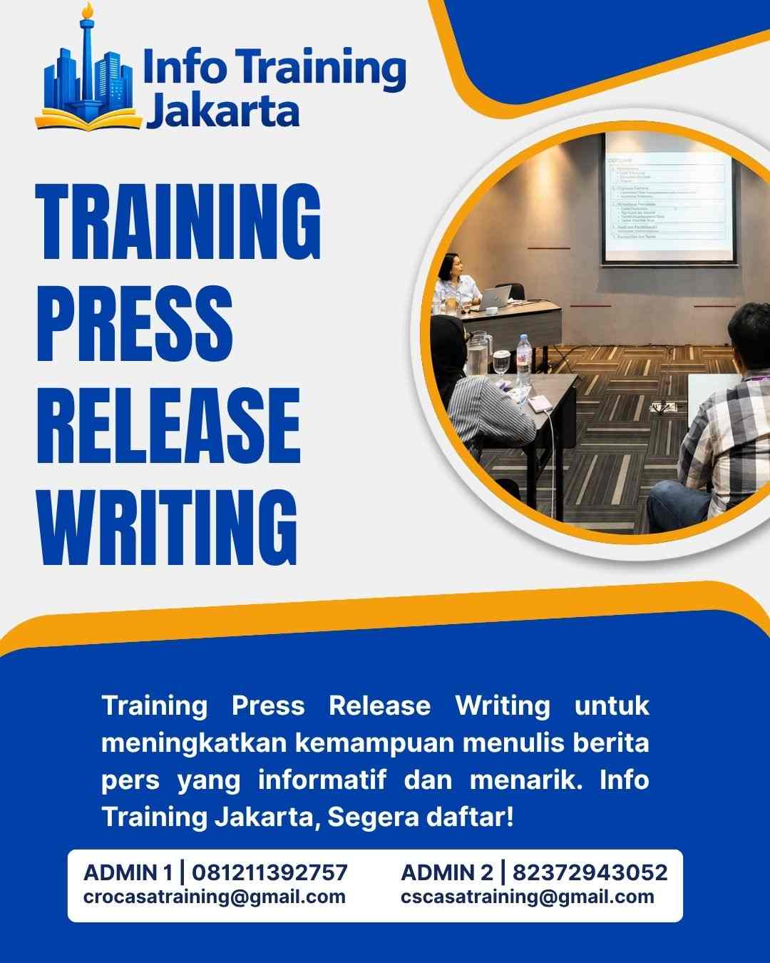 pelatihan PRESS RELEASE WRITING di jakarta