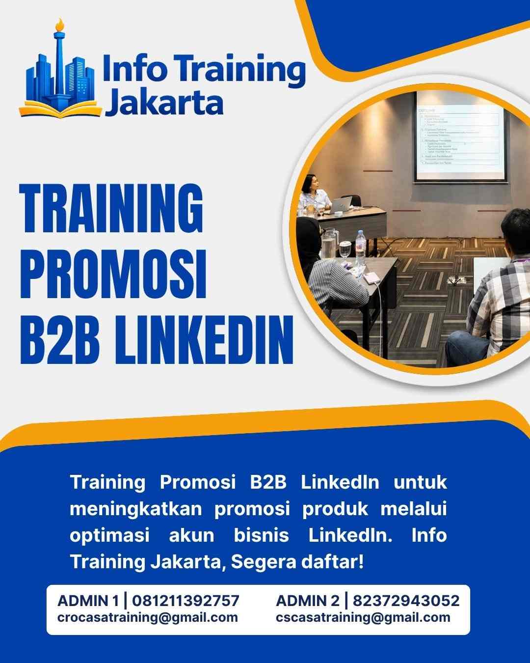 pelatihan PROMOSI B2B LINKEDIN di jakarta