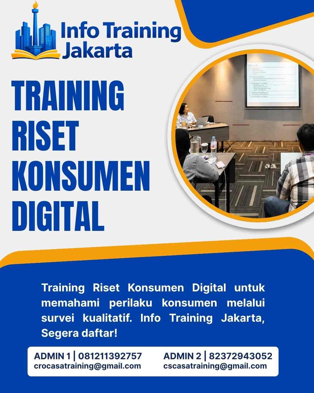 pelatihan RISET KONSUMEN DIGITAL di jakarta