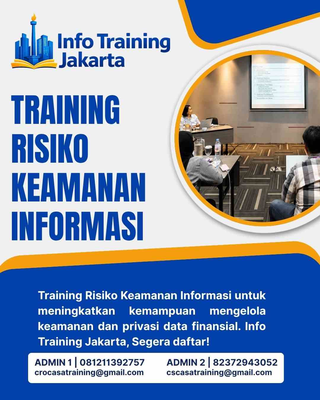 pelatihan RISIKO KEAMANAN INFORMASI di jakarta