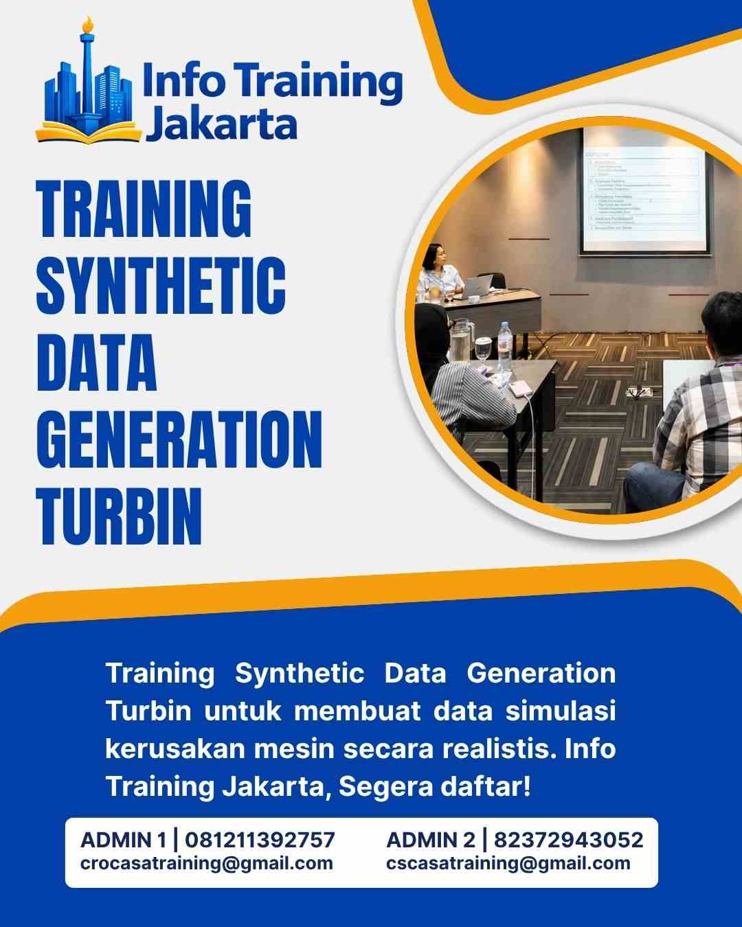 pelatihan SYNTHETIC DATA GENERATION TURBIN di jakarta