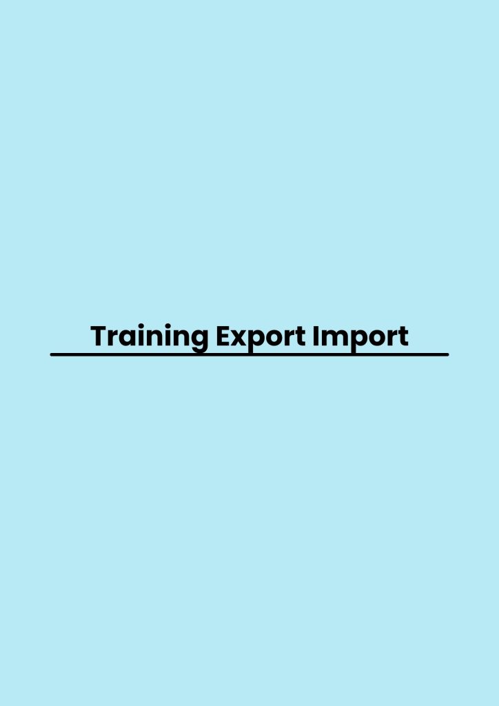 pelatihan Export Import di jakarta