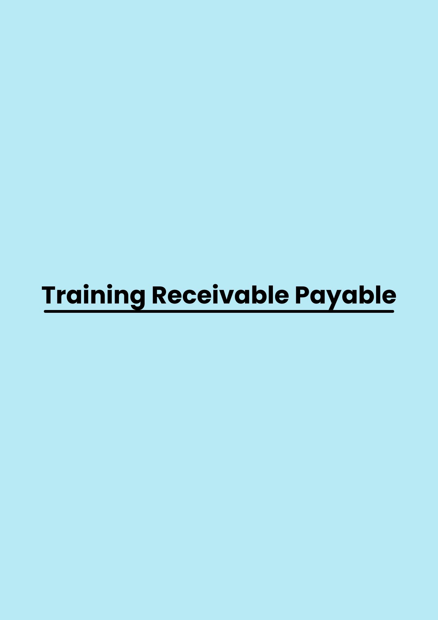 pelatihan Receivable Payable di jakarta