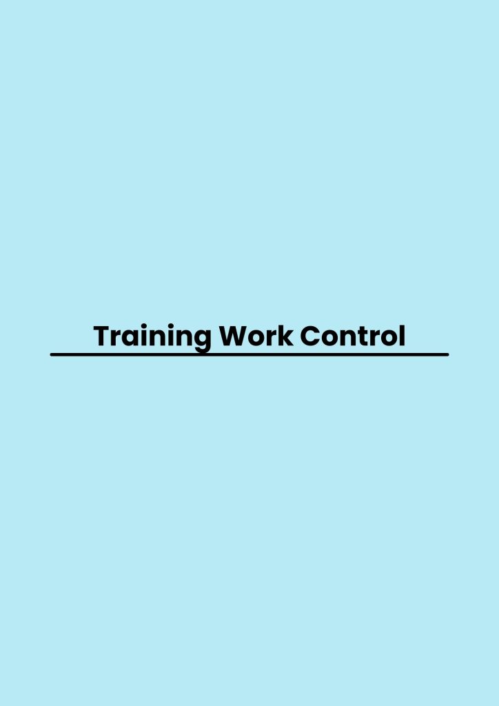 pelatihan Work Control di jogja